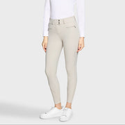 Reithose CLARANOVA Vollgrip - beige "Samshield FS26"