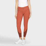 Reithose CLARA PREMIUM Vollgrip - terracota "Samshield FS26"