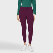 Reithose DELICE FLORAL Vollgrip - plum "Samshield HW26"