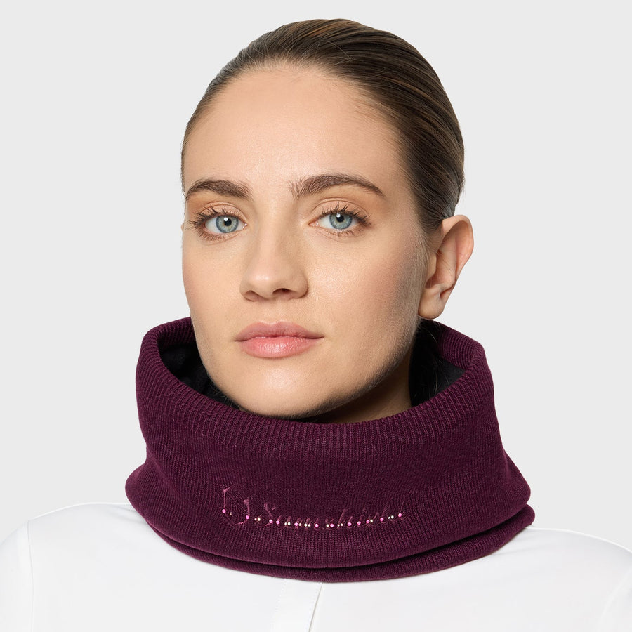 Halswärmer CRYSTAL - plum "Samshield HW26"