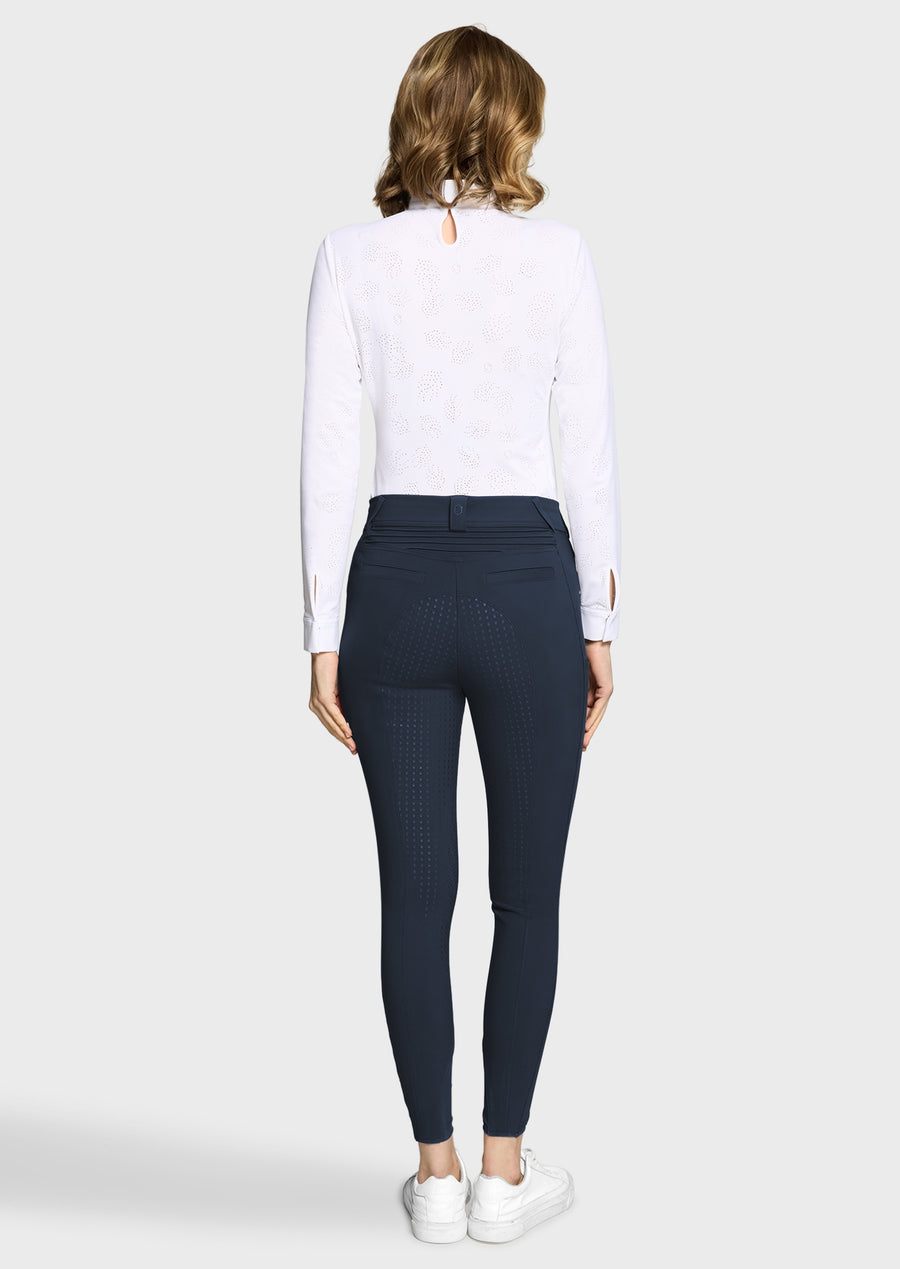 Reithose OMEGA Vollgrip - navy "Samshield FS26"