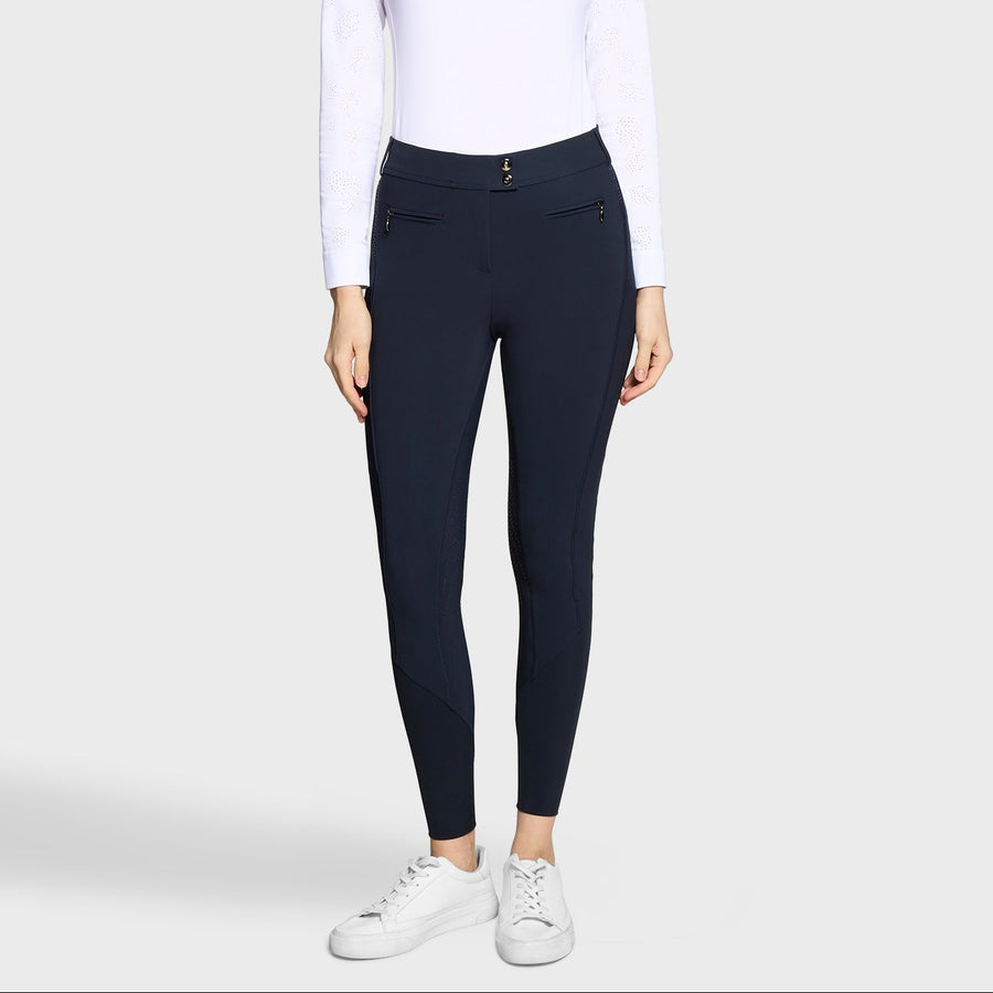 Reithose OMEGA Vollgrip - navy "Samshield FS26"