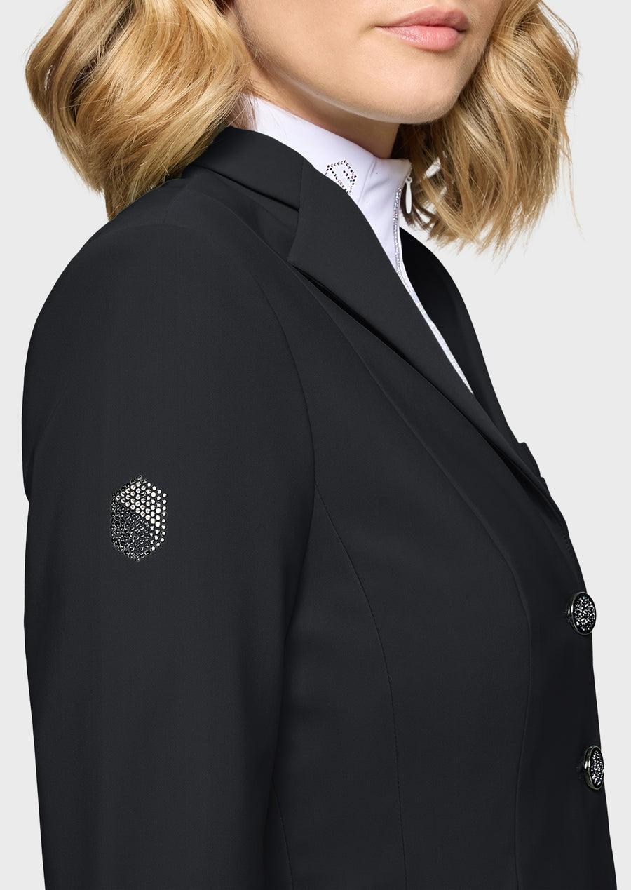 Sakko VICTORINE CRYSTAL FABRIC - schwarz "Samshield FS26"
