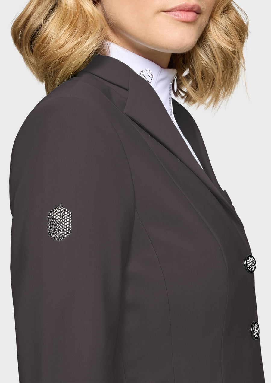 Sakko VICTORINE CRYSTAL FABRIC - truffle "Samshield FS26"