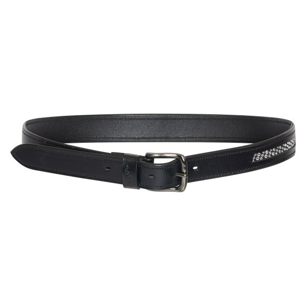 Gürtel DIANA STONES - schwarz/silber "HV POLO HW26"