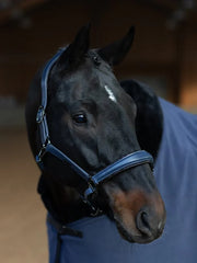 Equestrian Stockholm Lederhalfter Anatomic Glimmer - dark venice