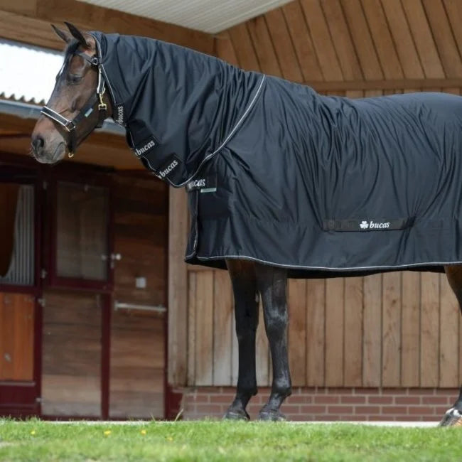 Abschwitzdecke POWER COOLER Fullneck - schwarz