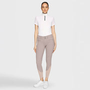 Reithose CLARA PREMIUM Vollgrip - latte "Samshield FS26"