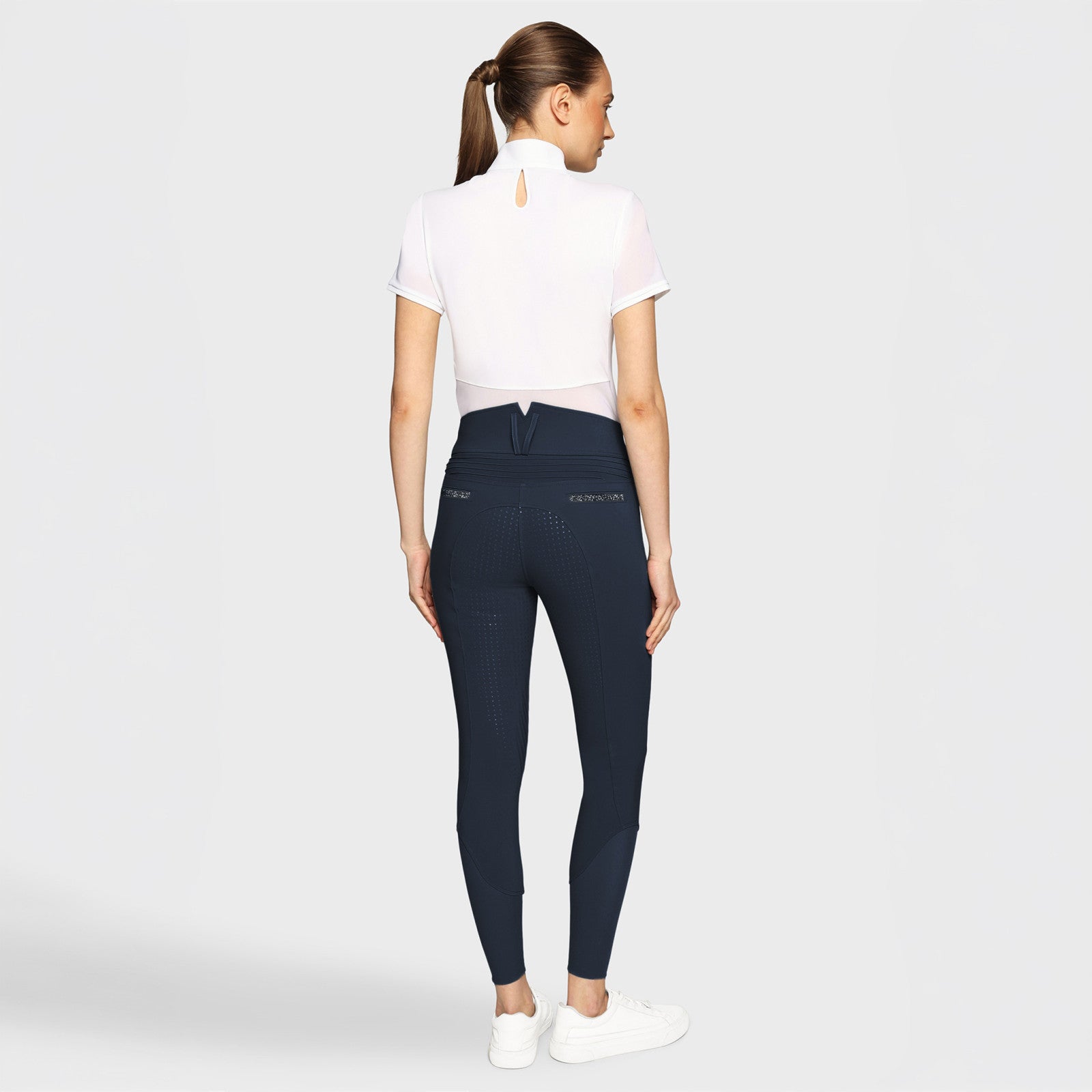 Reithose CLARANOVA Vollgrip - navy "Samshield FS26"