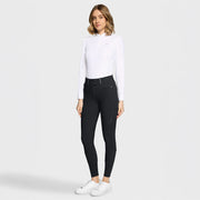 Reithose CLARANOVA Vollgrip - schwarz "Samshield FS26"