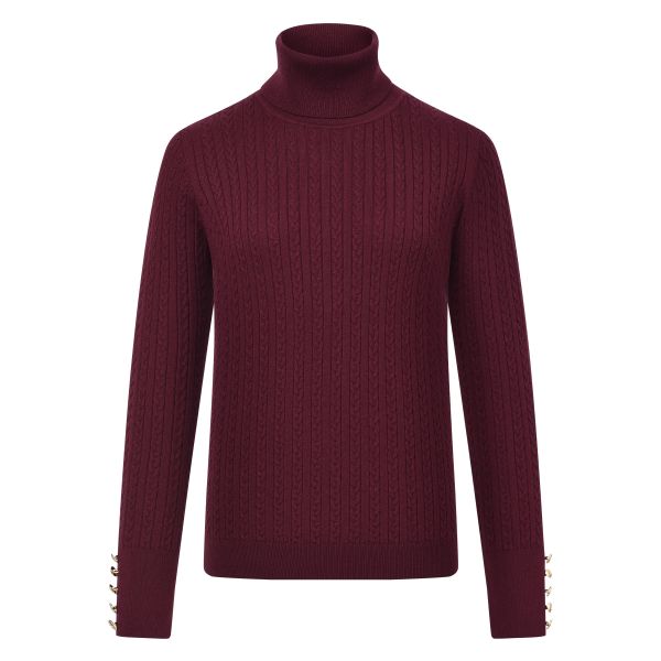 Pullover YANY - burgundy "HV Society HW26"