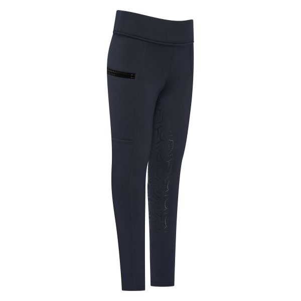 Kinder Winter Reitleggings TEDDY - navy "Imperial Riding HW26"