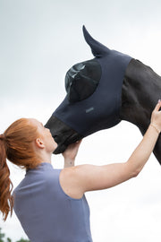 Fliegenmaske DYNAIR MESH PRO TUBE - navy "Classic Sports 26"