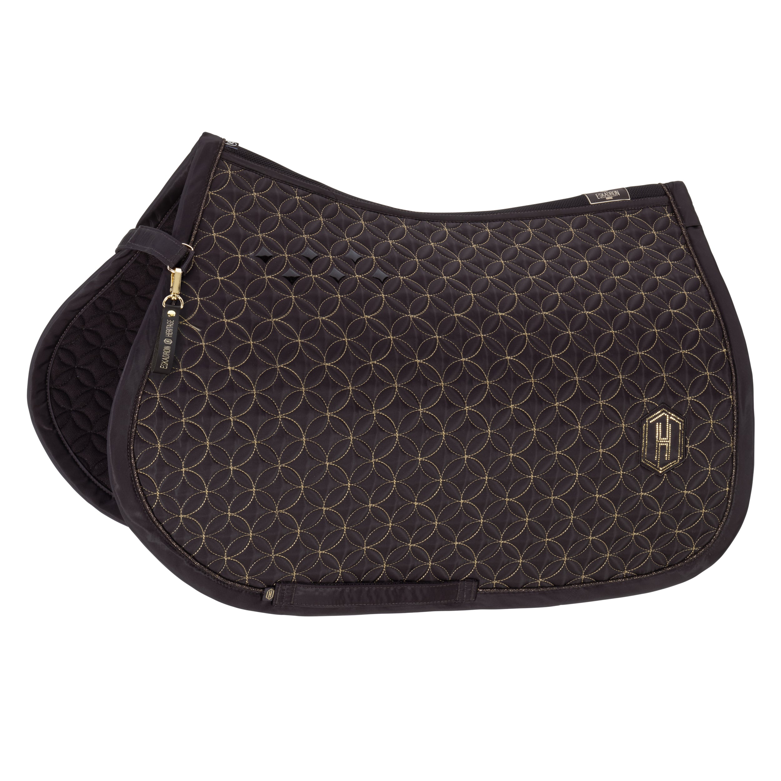 Schabracke HIGHGLOSS CONTRAST - black truffle "Eskadron Heritage 25/26"