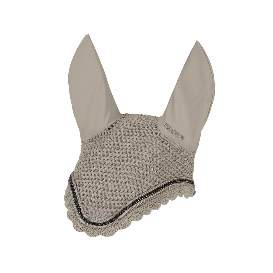 Fliegenohren CRYSTAL - pale grey "Eskadron Platinum 26"