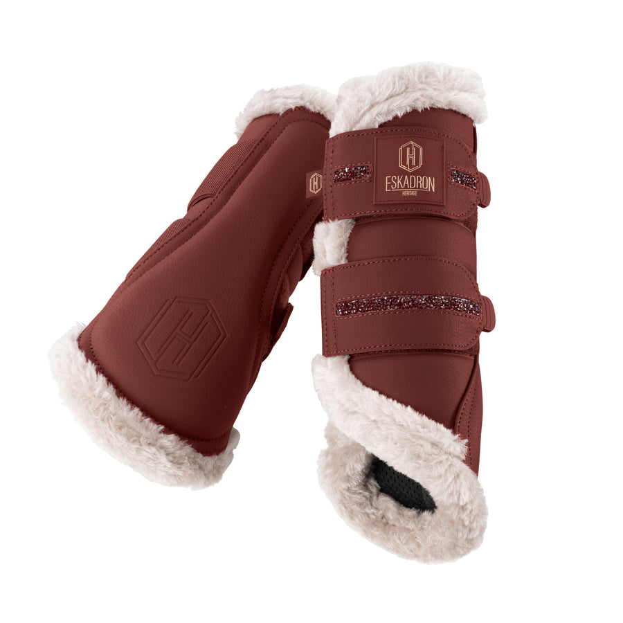Gamaschen  FAUX LEATHER JEWEL FF - merlot "Eskadron Heritage 26/27"