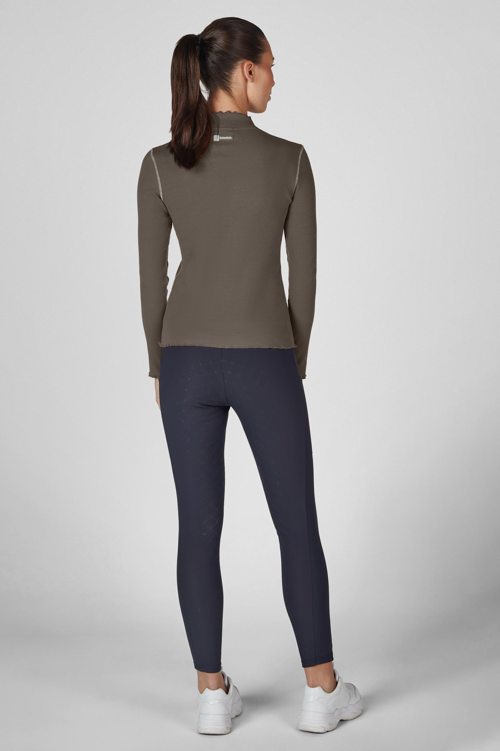 Shirt TURTLENECK RIB - powdertaupe "Eskadron Dynamic 26"