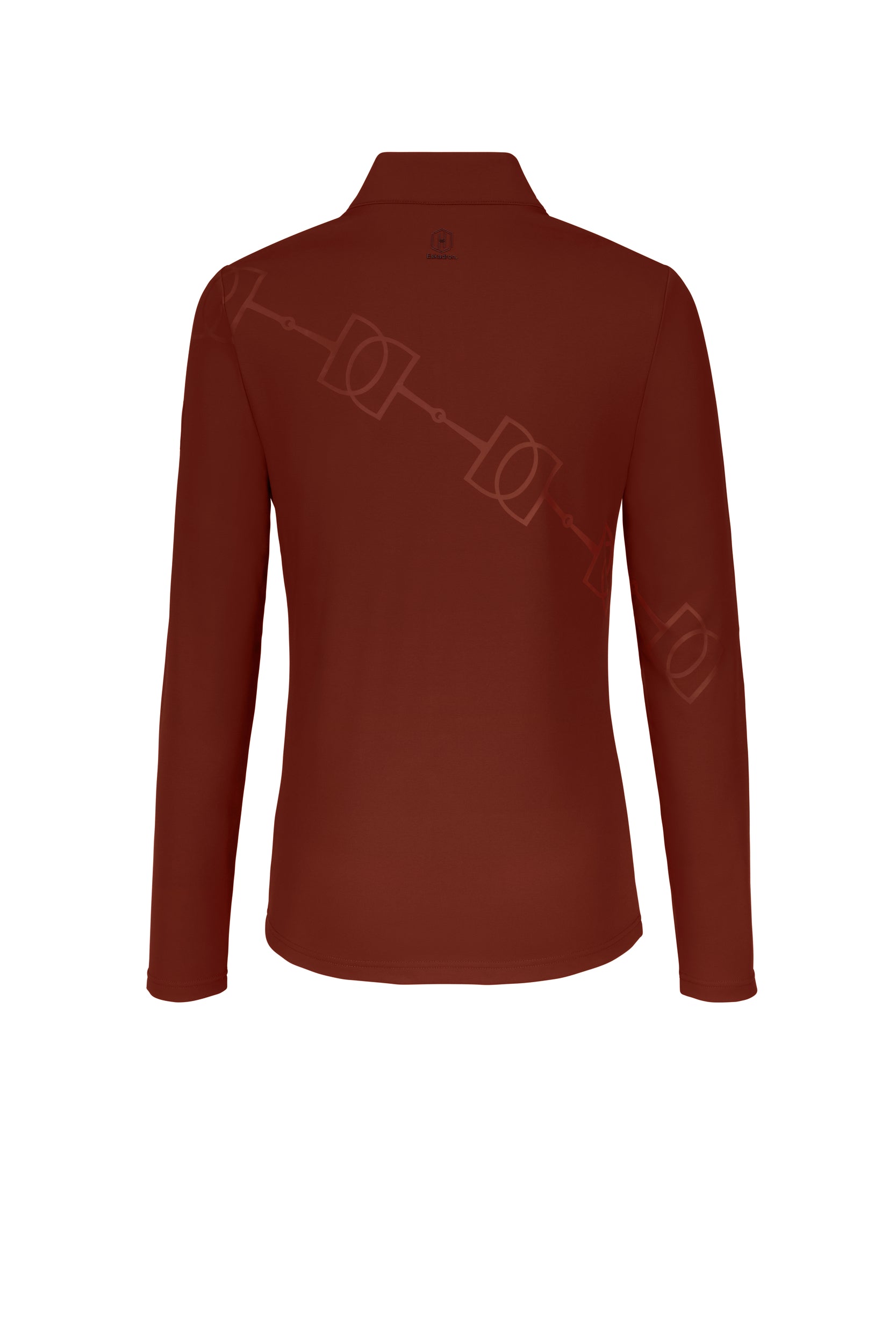 Shirt HALF ZIP - merlot "Eskadron Heritage 26/27"