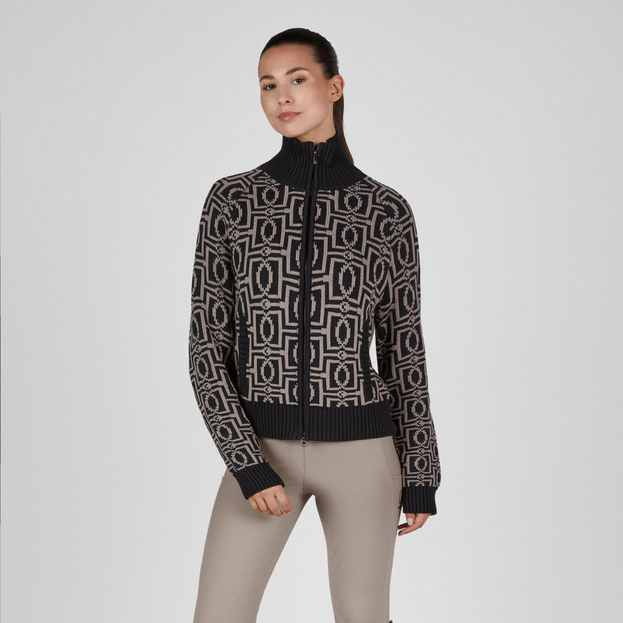 Cardigan KNIT-ZIP - schwarz "Eskadron Heritage 26/27"