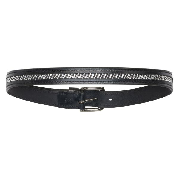 Gürtel DIANA STONES - schwarz/silber "HV POLO HW26"