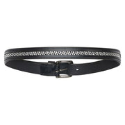 Gürtel DIANA STONES - schwarz/silber "HV POLO HW26"