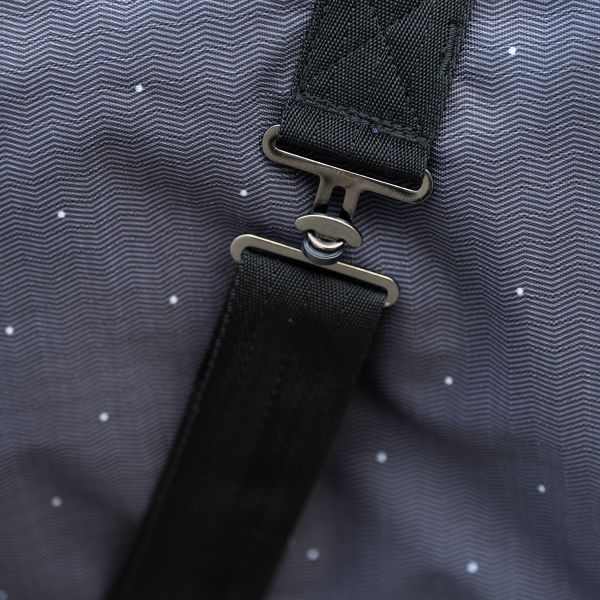Outdoordecke High Neck SUPER-DRY AOP 100g - grey herringbone