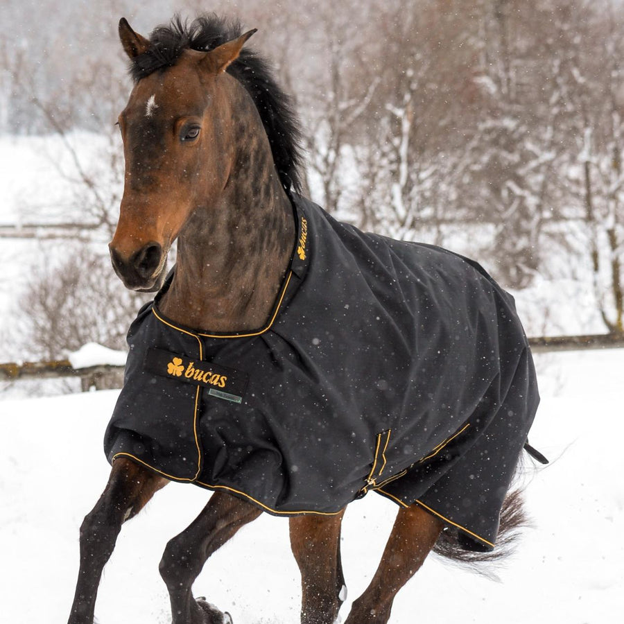 Outdoordecke IRISH TURNOUT 150g - black/gold