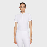 Turniershirt LOUISON CRYSTAL - weiß