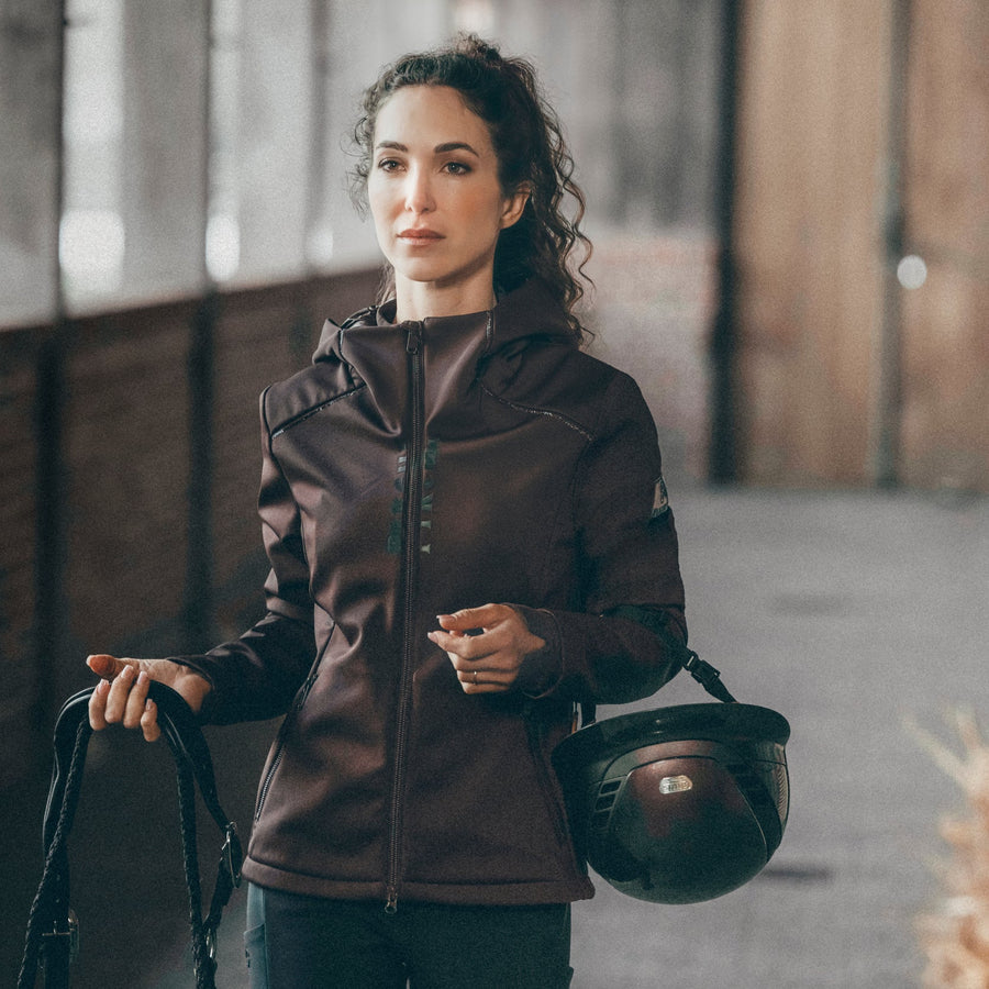 Fleecejacke TECHVELVET - chocolate brown "Pikeur HW26"