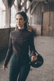 Winter Reithose LINNETT SO GripTec HIGHWAIST - schwarz "Pikeur HW26"