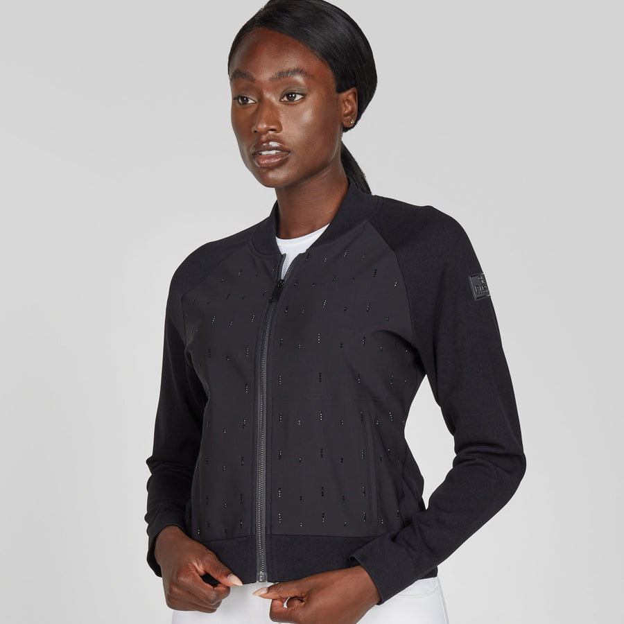 Knit Hybrid Blouson SELECTION - schwarz "Pikeur FS26"