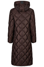 Mantel QUILTDIAMOND - chocolate brown "Pikeur HW26"