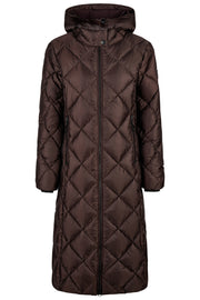 Mantel QUILTDIAMOND - chocolate brown "Pikeur HW26"