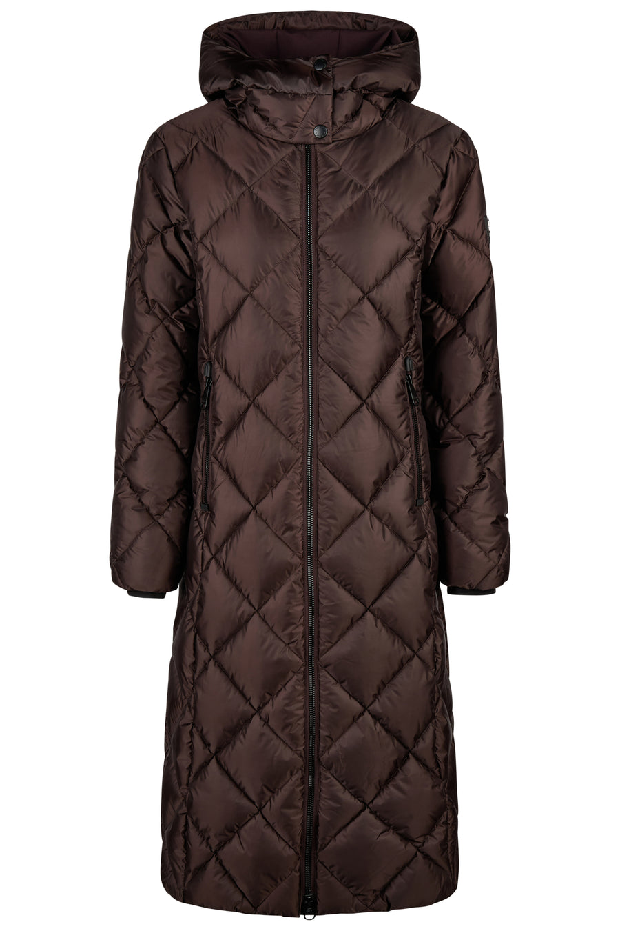 Mantel QUILTDIAMOND - chocolate brown "Pikeur HW26"