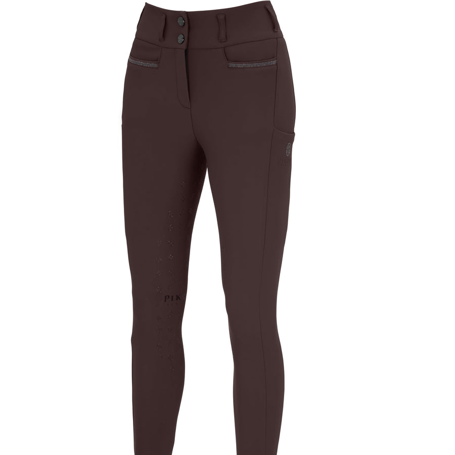 Winter Reithose LINNETT SO GripTec HIGHWAIST - chocolate brown "Pikeur HW26"