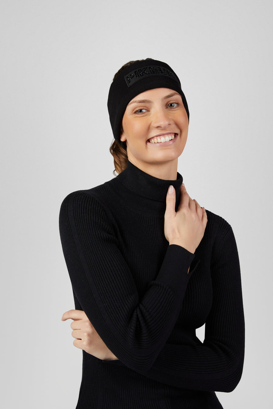 Stirnband COTTON - schwarz "Pikeur HW26"