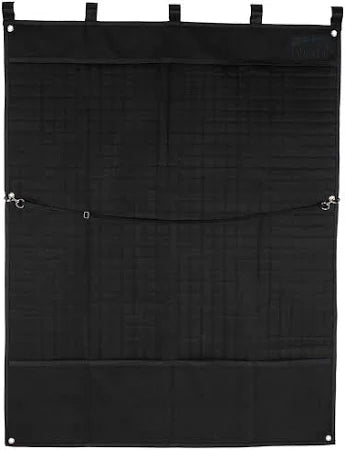 Boxenvorhang QUILT LONG CORE - schwarz