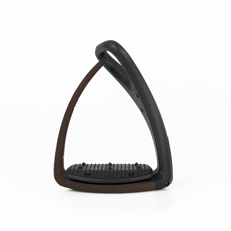 Sicherheits-Steigbügel SOFT UP PRO 2 - schwarz/choco